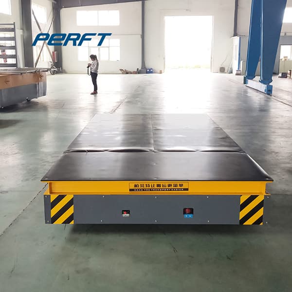 industrial motorized rail cart for plate transport 200 tons